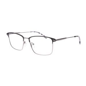New Michael Adams Eyewear MA-636 Black & Gunmetal Titanium Eyeglasses 53/17/145